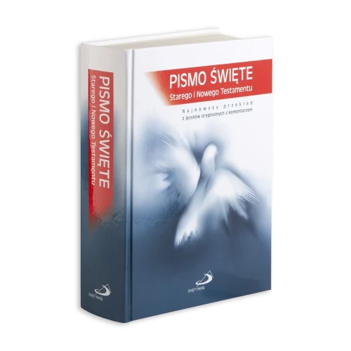 Pismo Święte Stary i Nowy Testament z komentarzem. Duży format. Oprawa