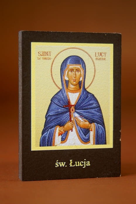 Ikona Twojego patrona - św. Łucja