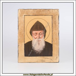 Ikona św. Charbel Średnia