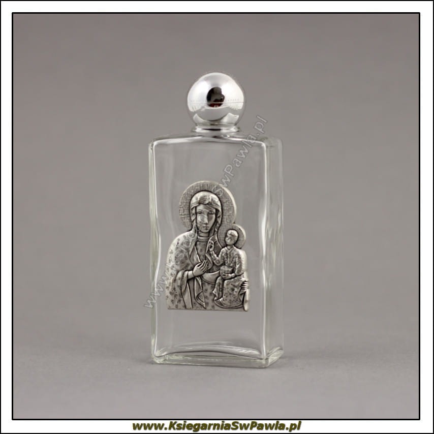 Buteleczka na wodę święconą. Matka Boża Częstochowska 