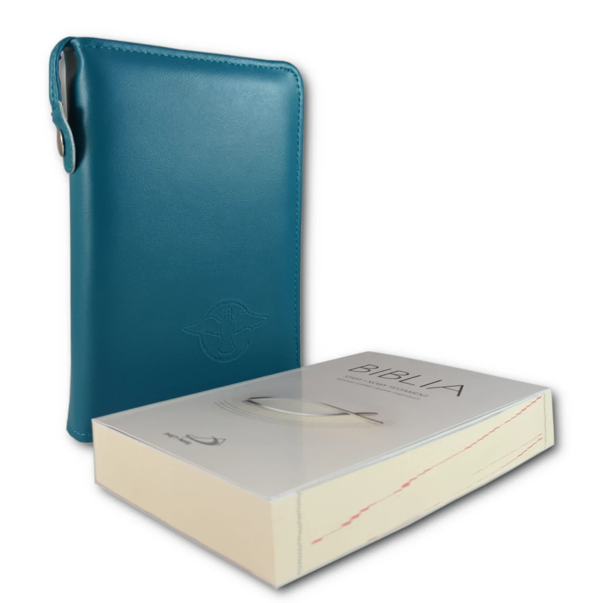 Biblia Paulistów. Stary i Nowy Testament z w turkusowym Etui.