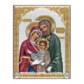 Srebrny obrazek Święta Rodzina. Średni