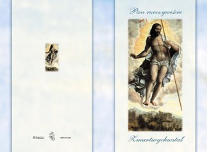 Karnet, kartka Wielkanocna, Pan rzeczywiście zmartwychwstał  - wycofany