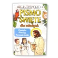 Pismo Święte dla młodych. Biblia z Papugą. Paginacja. Pamiątka Pierwszej Komunii Świętej. Możliwość personalizacji (grawer)