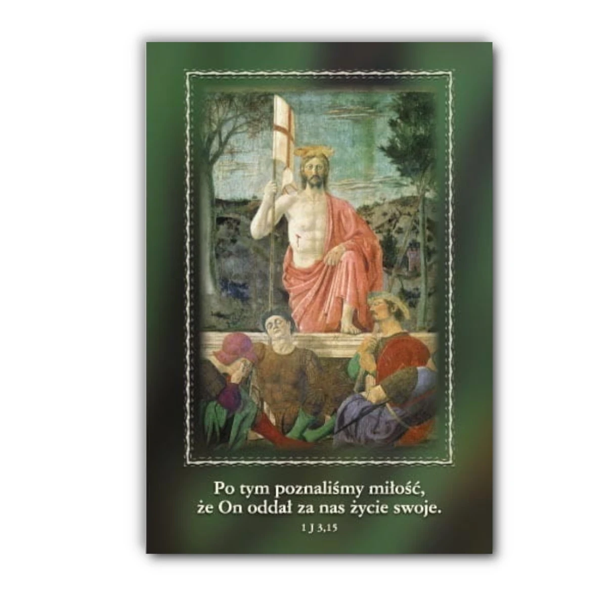 Karnet On oddał za nas życie swoje. Kartka Wielkanocna