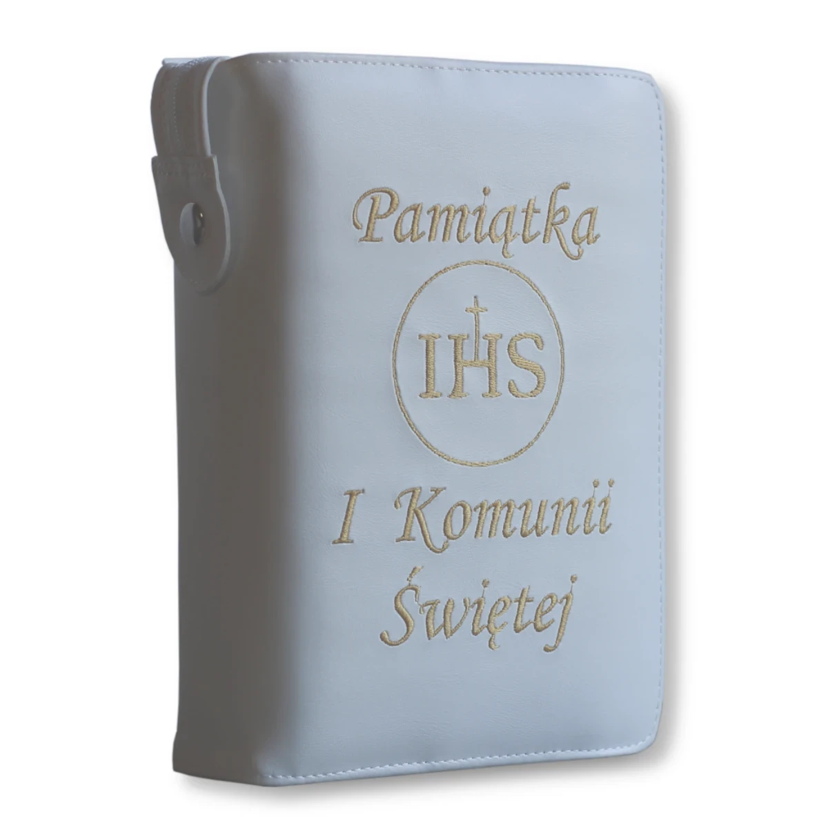 Etui Biblia Tysiąclecia - Pamiątka Pierwszej Komunii Świętej. Białe