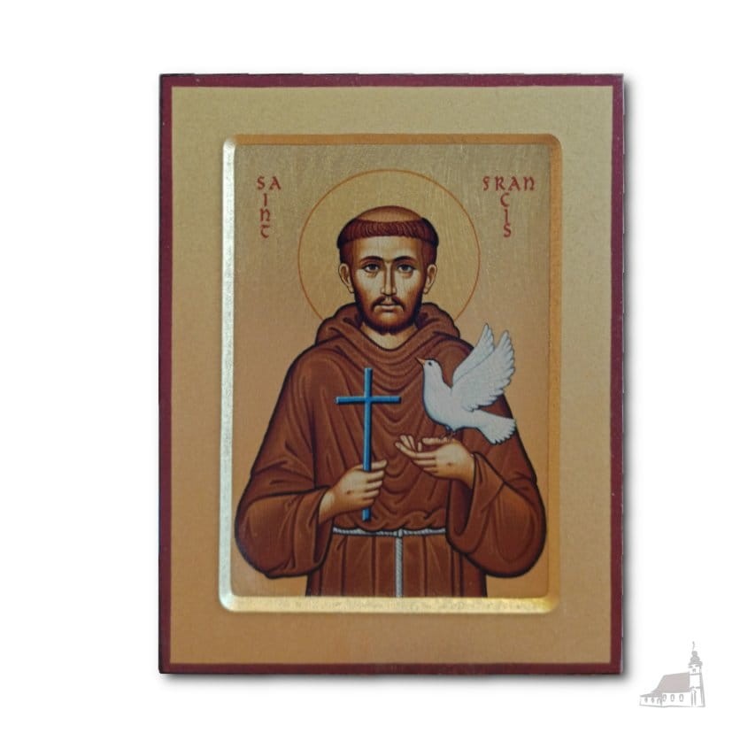 Ikona św. Franciszek. Kowczeg. Mała