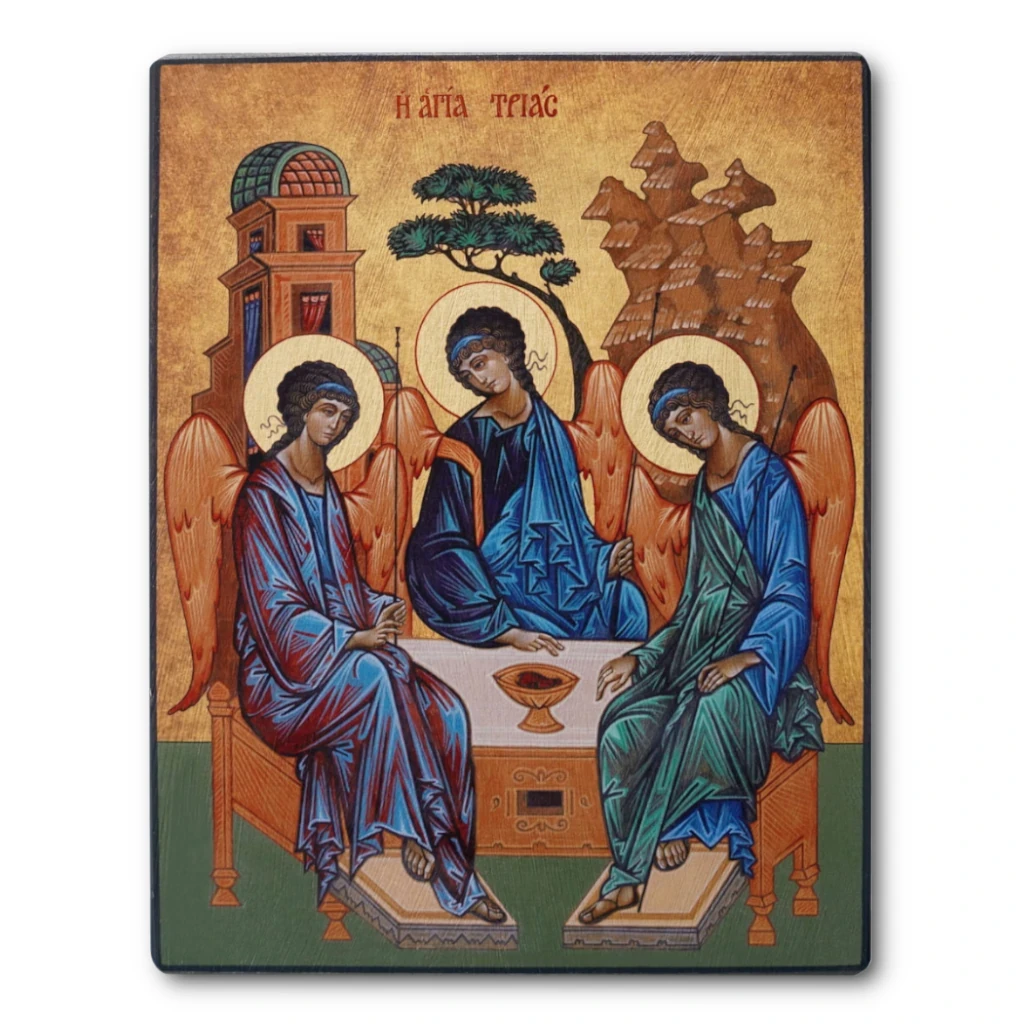 Ikona Trójca Święta. Średnia.