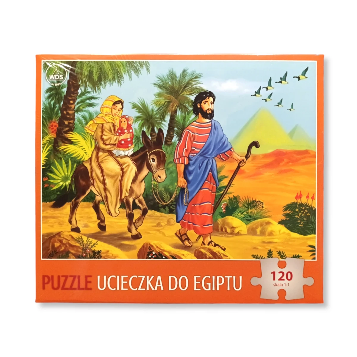 Puzzle - Ucieczka do Egiptu. 120 elementów.