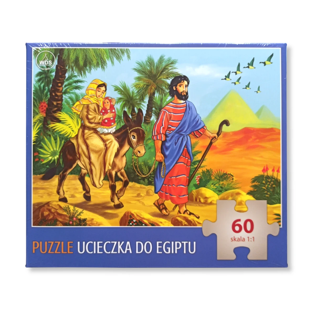 Puzzle - Ucieczka do Egiptu. 60 elementów.