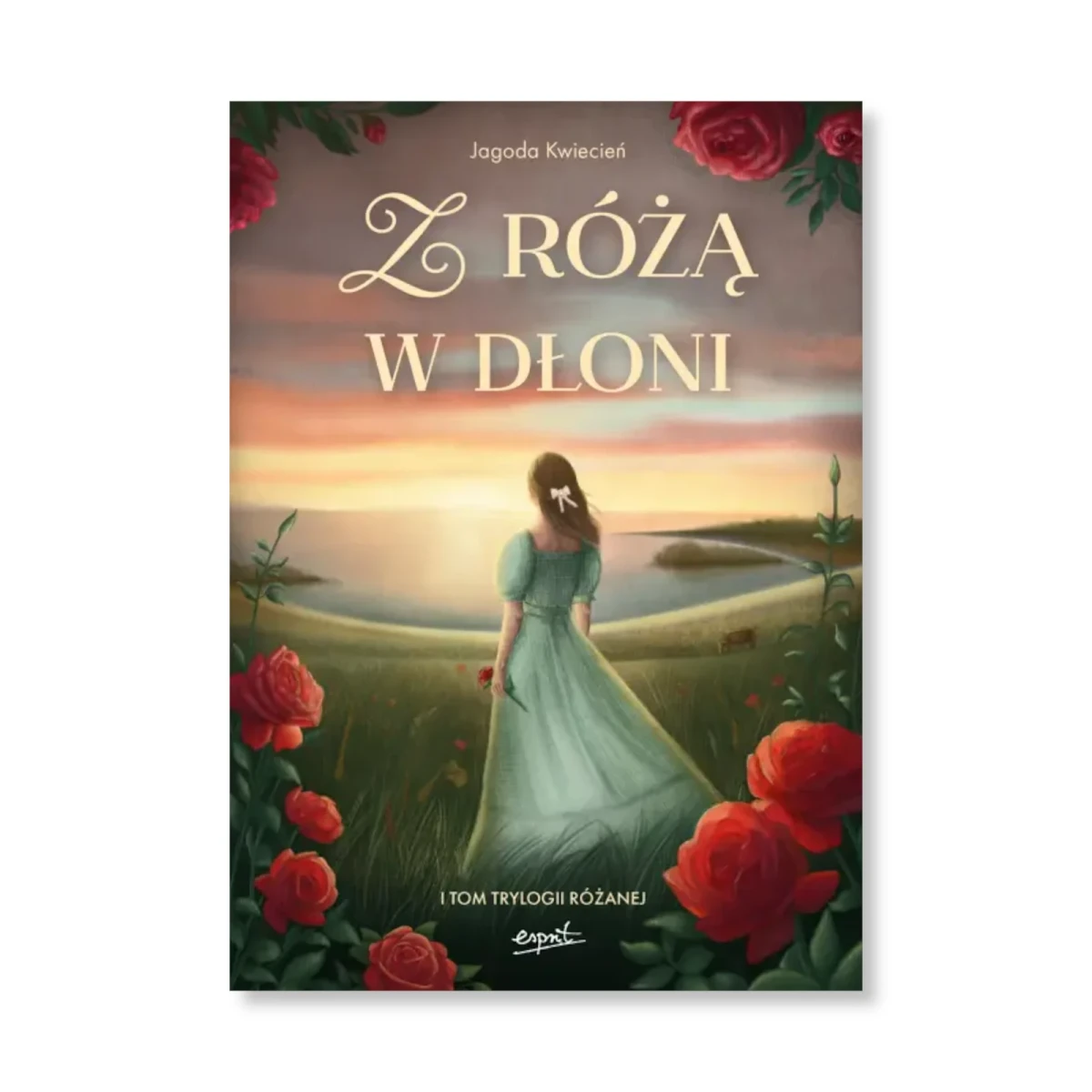 Z różą w dłoni. Jagoda Kwiecień