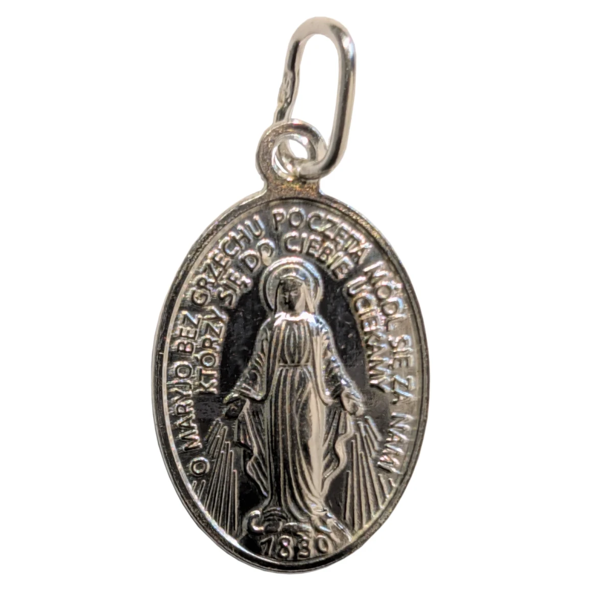 Cudowny Medalik. Srebrny medalik Matka Boska Niepokalana