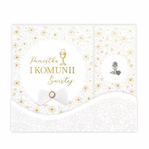 Pamiątka Pierwszej Komunii Świętej  Album A4 książeczka Komunia -  wzór 22