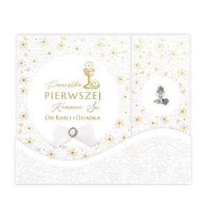 Pamiątka Pierwszej Komunii Świętej Od Babci i Dziadka.  Album #27