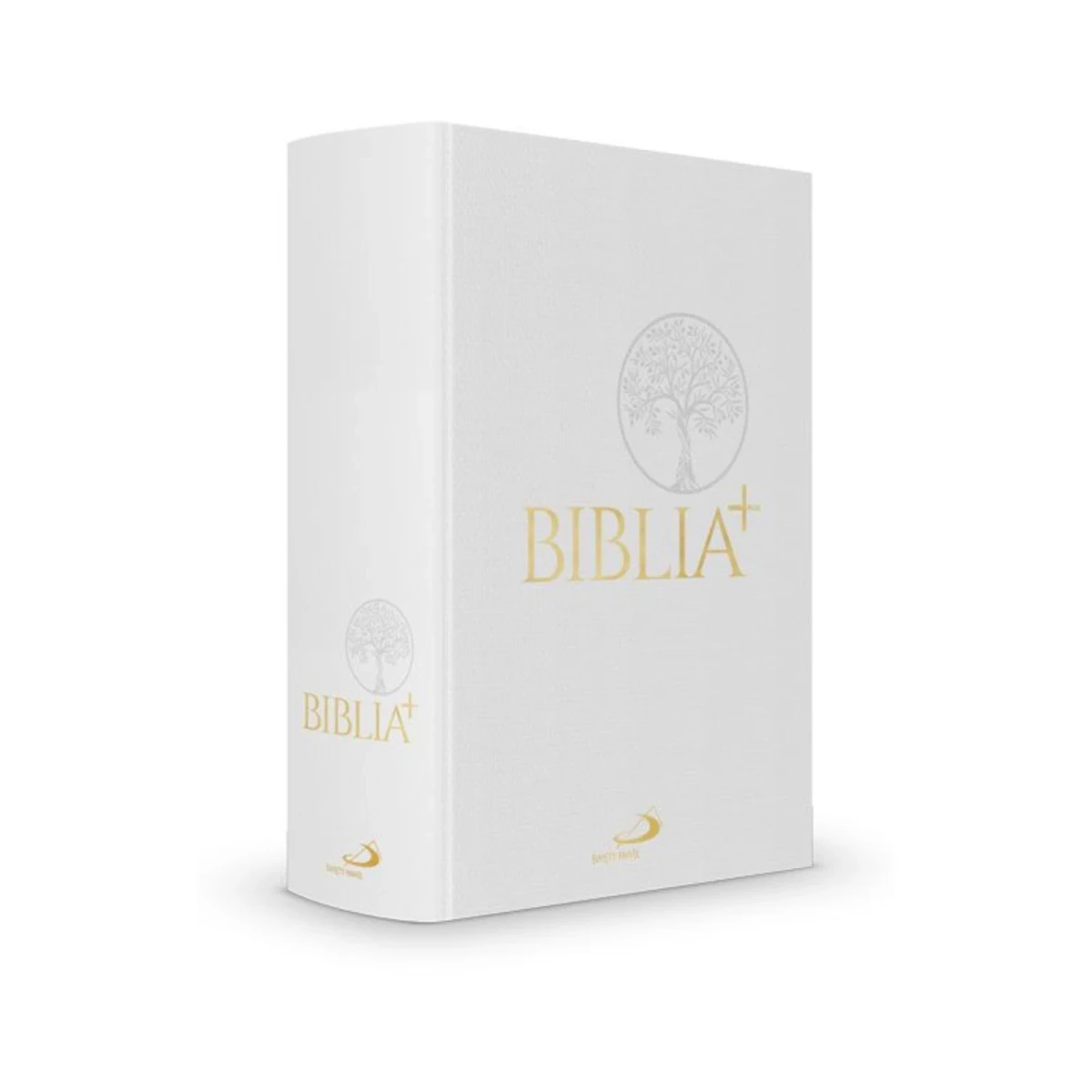 Biblia Plus - oprawa twarda - białe płótno.