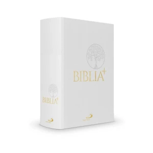 Biblia Plus - oprawa twarda - białe płótno.