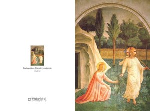 Karnet "NIE ZATRZYMUJ MNIE – Fra Angelico" wzór 104. Kartka Wielkanocna 