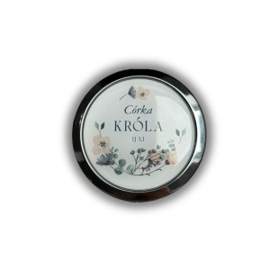 Lusterko kieszonkowe okrągłe – "Córka Króla"