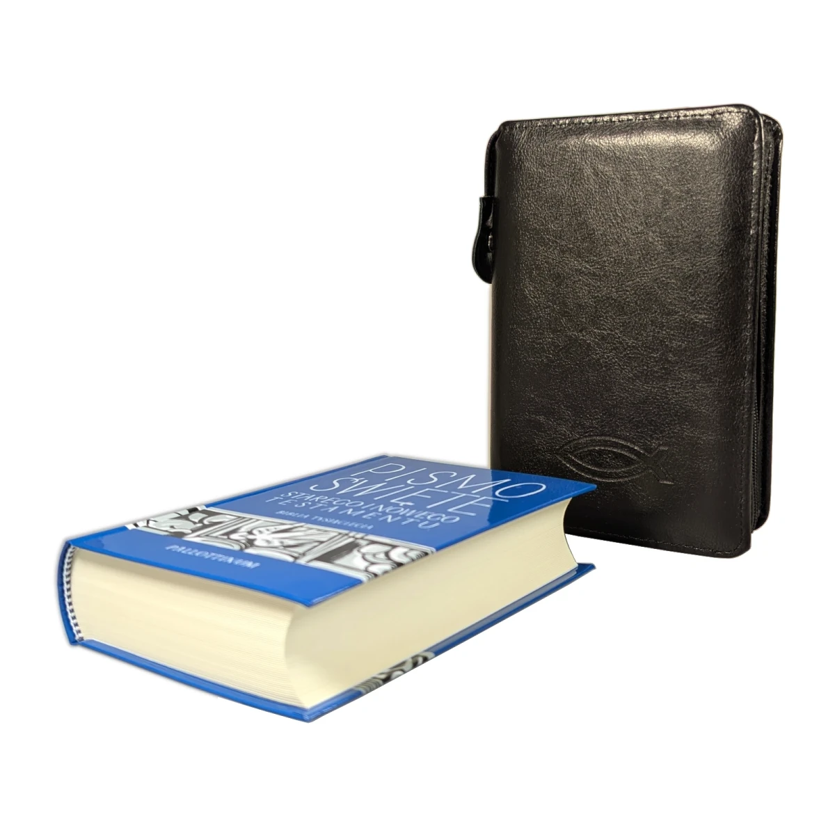 Biblia tysiąclecia, format oazowy w Etui brązowym.