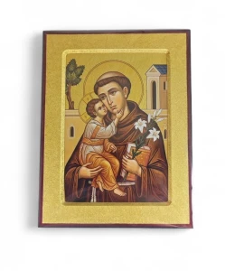 Ikona św. Antoni wz 2. Kowczeg. Średnia.  