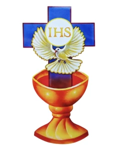 Emblemat eucharystyczny do dekoracji okien ołtarzy wzór 5