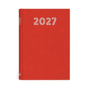 Terminarz Standard Czerwony A5. 2027r.  