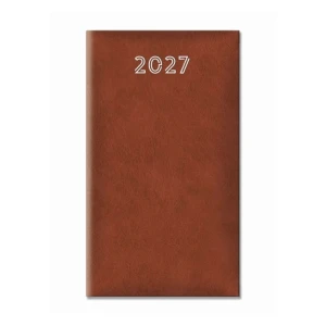 Terminarz Tygodniowy Standard Brązowy. 2027r. 