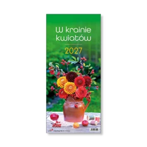 Kalendarz ścienny W krainie kwiatów 2027r.