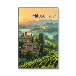 Kalendarz kieszonkowy Miłość - Widok. 2027r.