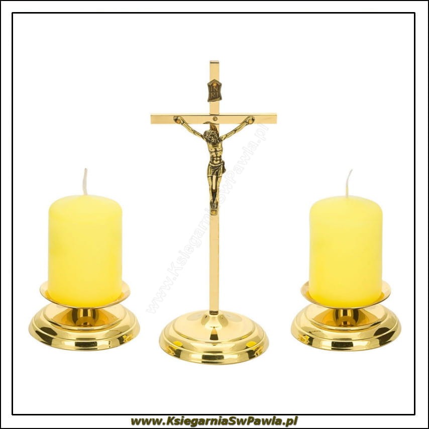 Zestaw kolędowy - mosiądz. 16cm