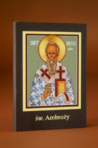 Ikona Twojego patrona - św. Ambroży