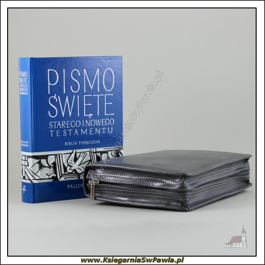 Biblia Tysiąclecia - Pismo Święte Starego i Nowego Testamentu w szarym Etui