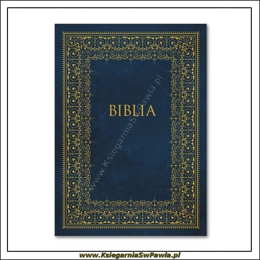 Biblia podróżna - granatowa