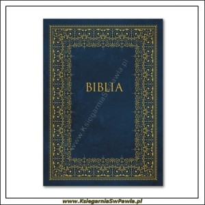 Biblia podróżna - granatowa