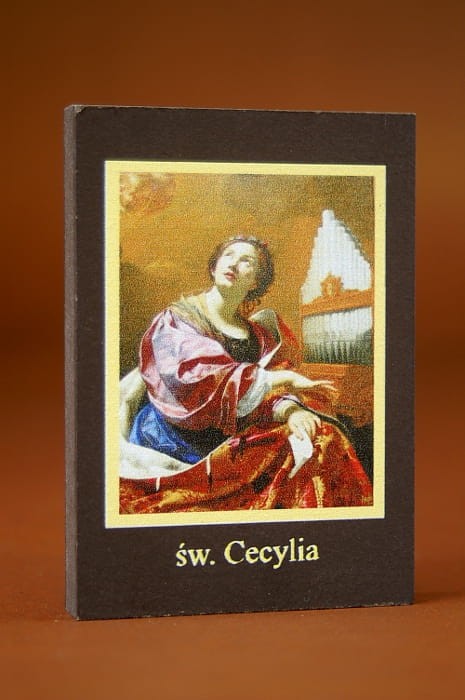 Ikona Twojego patrona - św. Cecylia