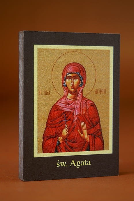 Ikona Twojego patrona - św. Agata