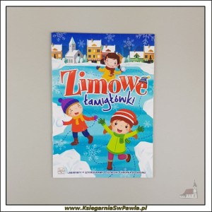 Zimowe łamigłówki. Książeczka dla dzieci.
