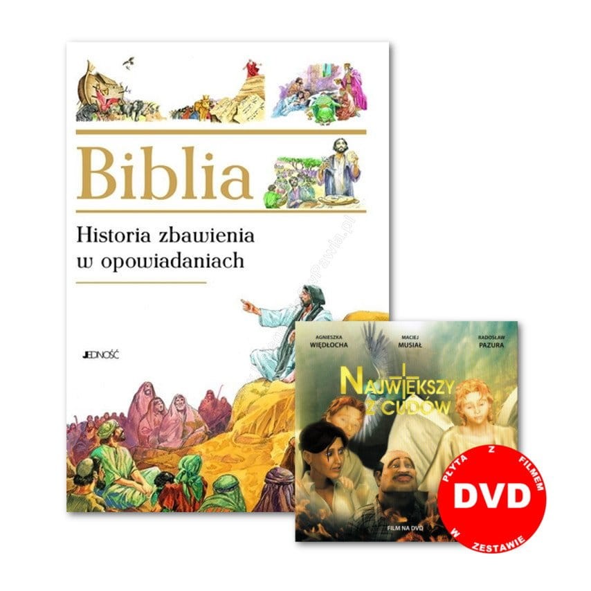 Biblia. Historia zbawienia w opowiadaniach + DVD Największy z cudów