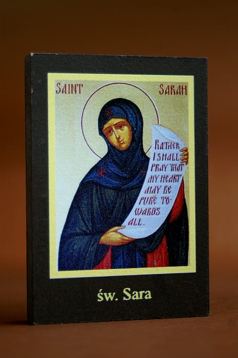 Ikona Twojego patrona - św. Sara