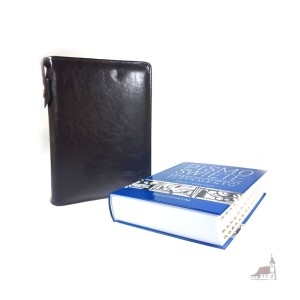 Pismo Święte, Biblia Tysiąclecia z Paginatorami w brązowym Etui. Duże