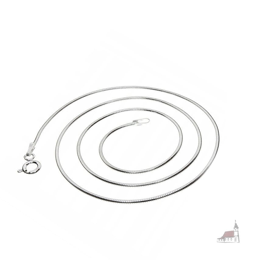 Łańcuszek srebrny linka. 45cm, 1mm