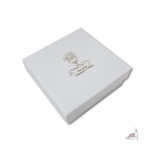 Pudełko Pamiątka Pierwszej Komunii Świętej. 7,5cm.