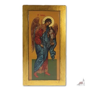 Ikona Archanioł Rafał - prostokątna. Średnia 