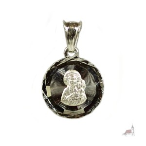 Srebrny Medalik. Matka Boska Częstochowska.