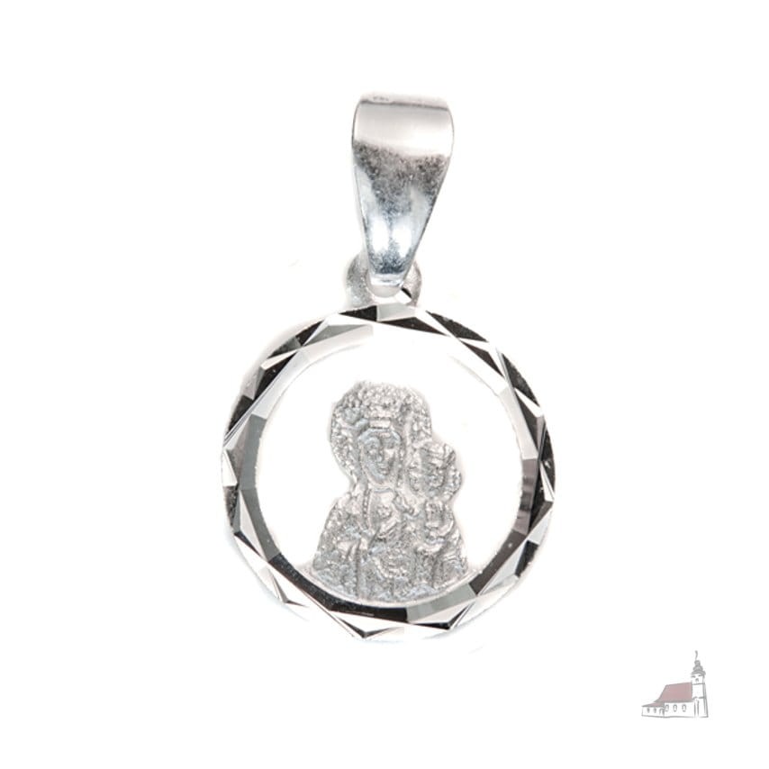 Medalik Srebrny. Matka Boska Częstochowska.