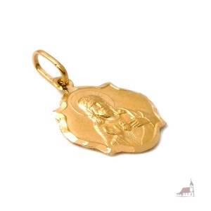 Medalik złoty, Szkaplerz. Złoto próby 585