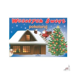 Wesołych Świąt pokoloruj