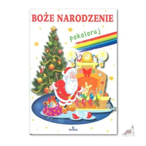 Boże Narodzenie pokoloruj. Kolorowanka