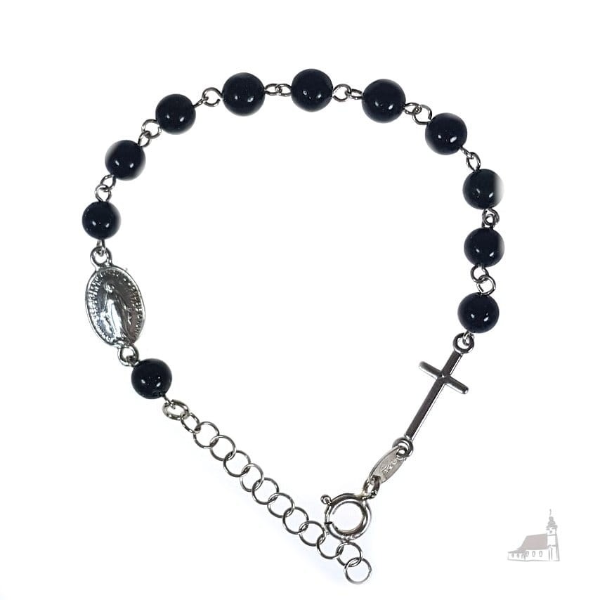 Różaniec bransoletka, dziesiątka. Szmaragd nilu