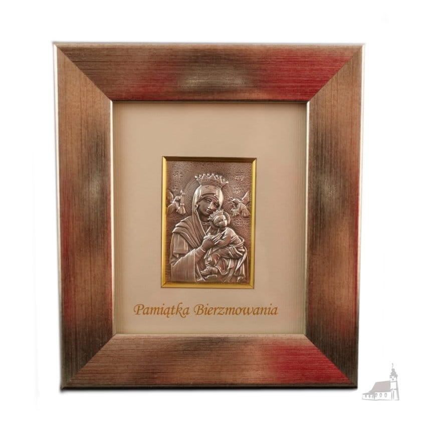 Srebrny obrazek, Matka Boska Nieustającej Pomocy. Pamiątka Bierzmowania